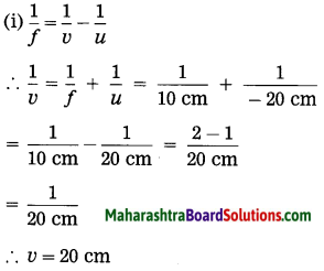 Maharashtra Board Class 10 Science Solutions Part 1 Chapter 7 Lenses 69