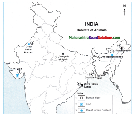 Maharashtra Board Class 10 Geography Solutions Chapter 5 Natural Vegetation  and Wildlife – Balbharati Solutions