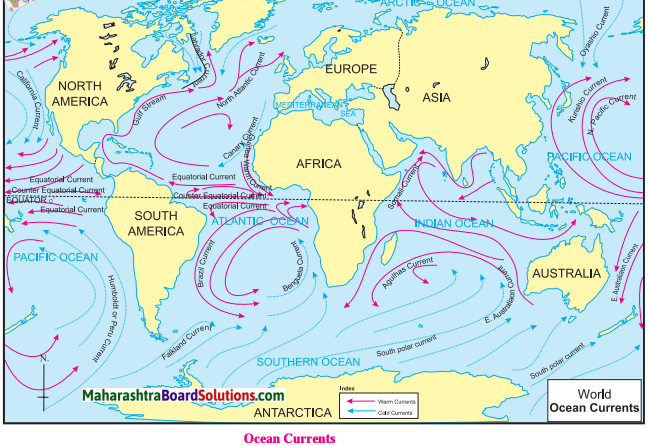 Maharashtra Board Class 8 Geography Solutions Chapter 5 Ocean Currents 3