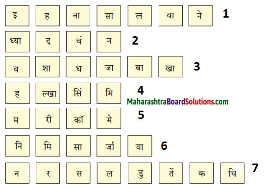 Maharashtra Board Class 6 Hindi Solutions पुनरावर्तन १ 4