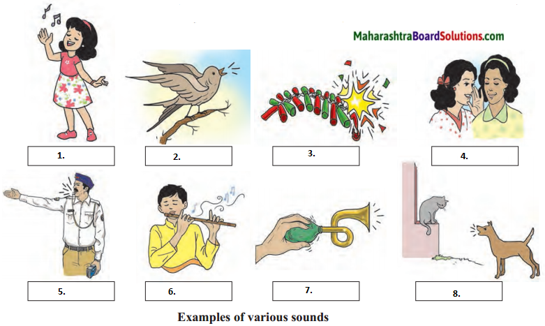 Maharashtra Board Class 6 Science Solutions Chapter 13 Sound 1