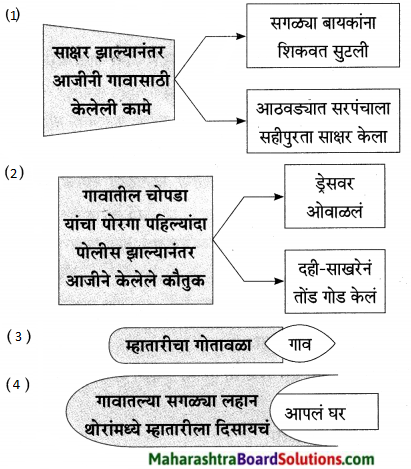 Maharashtra Board Class 9 Marathi Aksharbharati Solutions Chapter 8 सखू आजी 17