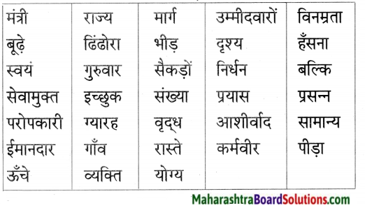 Maharashtra Board Class 5 Hindi Solutions Chapter 3 योग्‍य चुनाव 1
